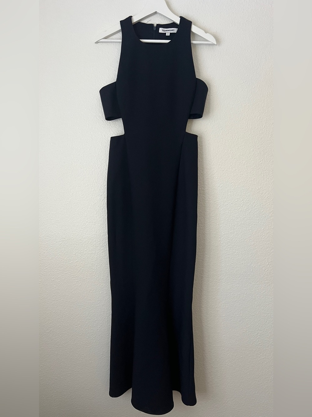 Elizabeth and James Freya Cutout Formal Maxi Gown Dress Navy Size 8